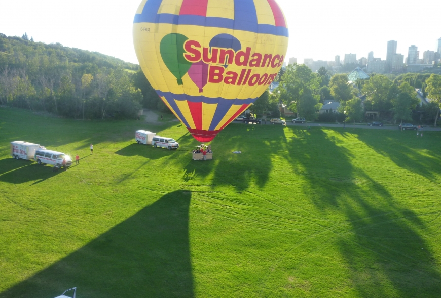 Picture of Sundance Balloon ready for flight