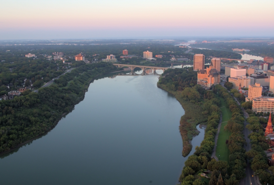 Picture from above saskatoon